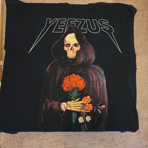 Yeezus Concert Skull T-shirt
